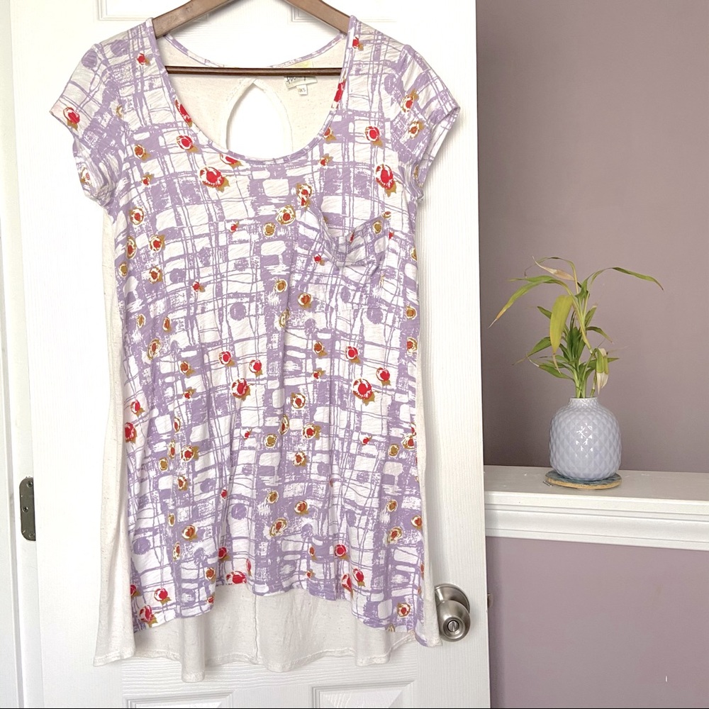 Anthropologie Porridge slouchy tunic pocket tee XS